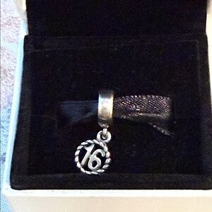 Pandora Silver 16th birthday charm never taken out of the box.
